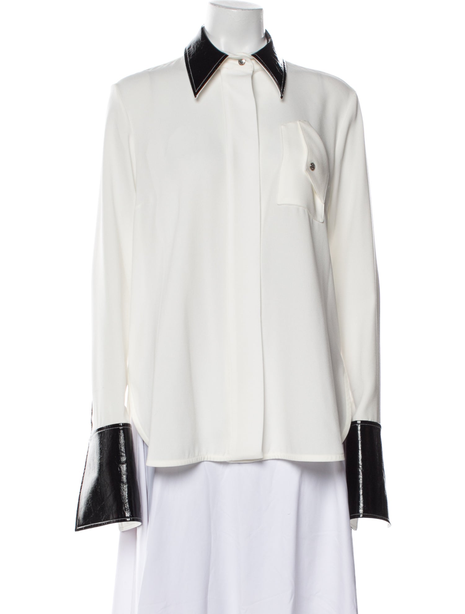 Ellery Long Sleeve Button-Up Top w/ Tags
