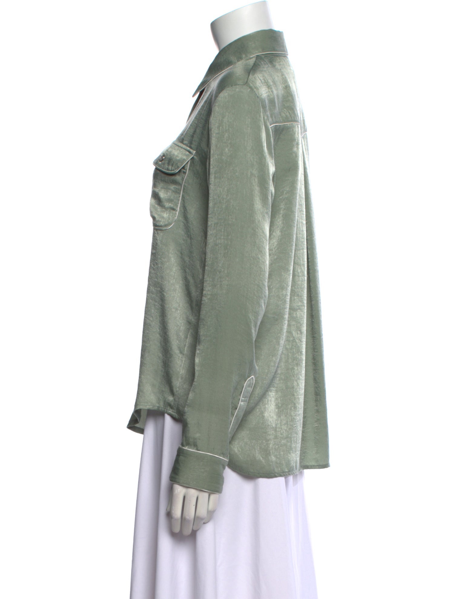 Ellie Mae Long Sleeve Button-Up Top