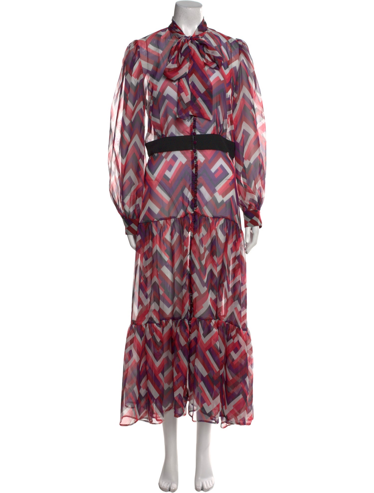 Elena Makri Printed Long Dress