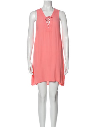 Elan V-Neck Mini Dress