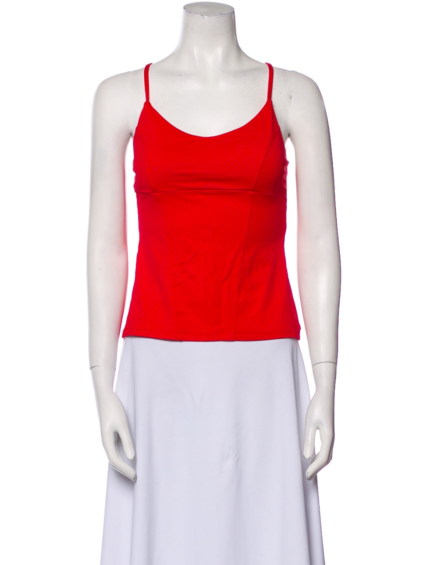 Ernest Leoty Scoop Neck Sleeveless Top