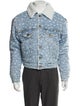 ERL Graphic Print Denim Jacket