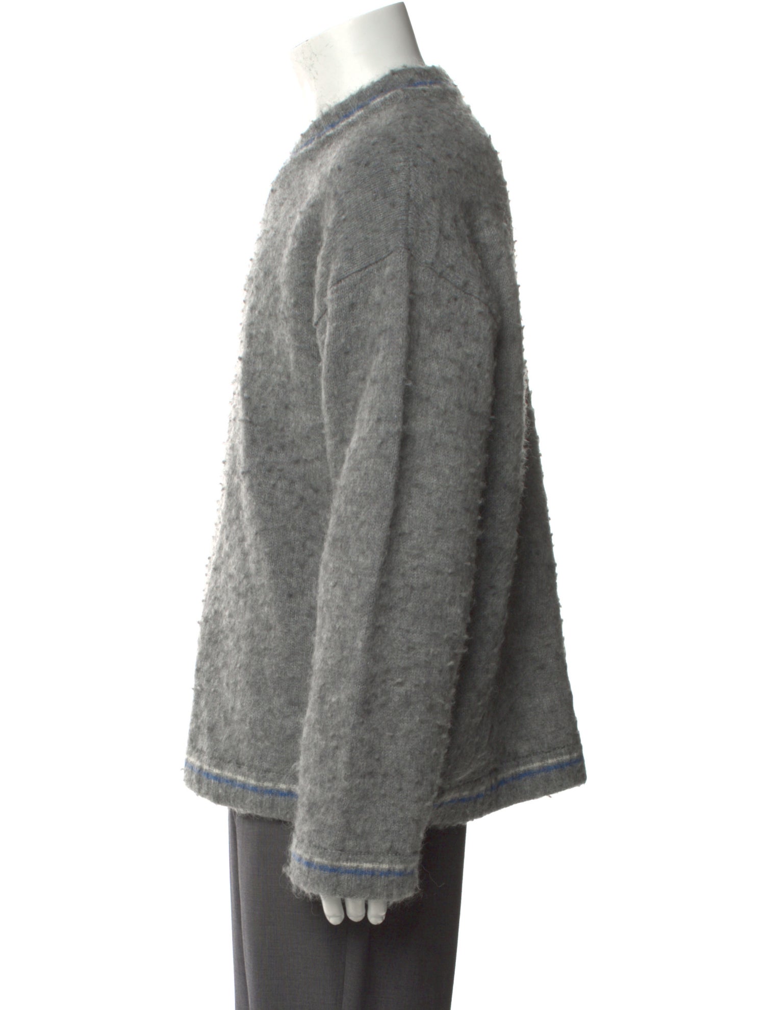 ERL Striped V-Neck Pullover