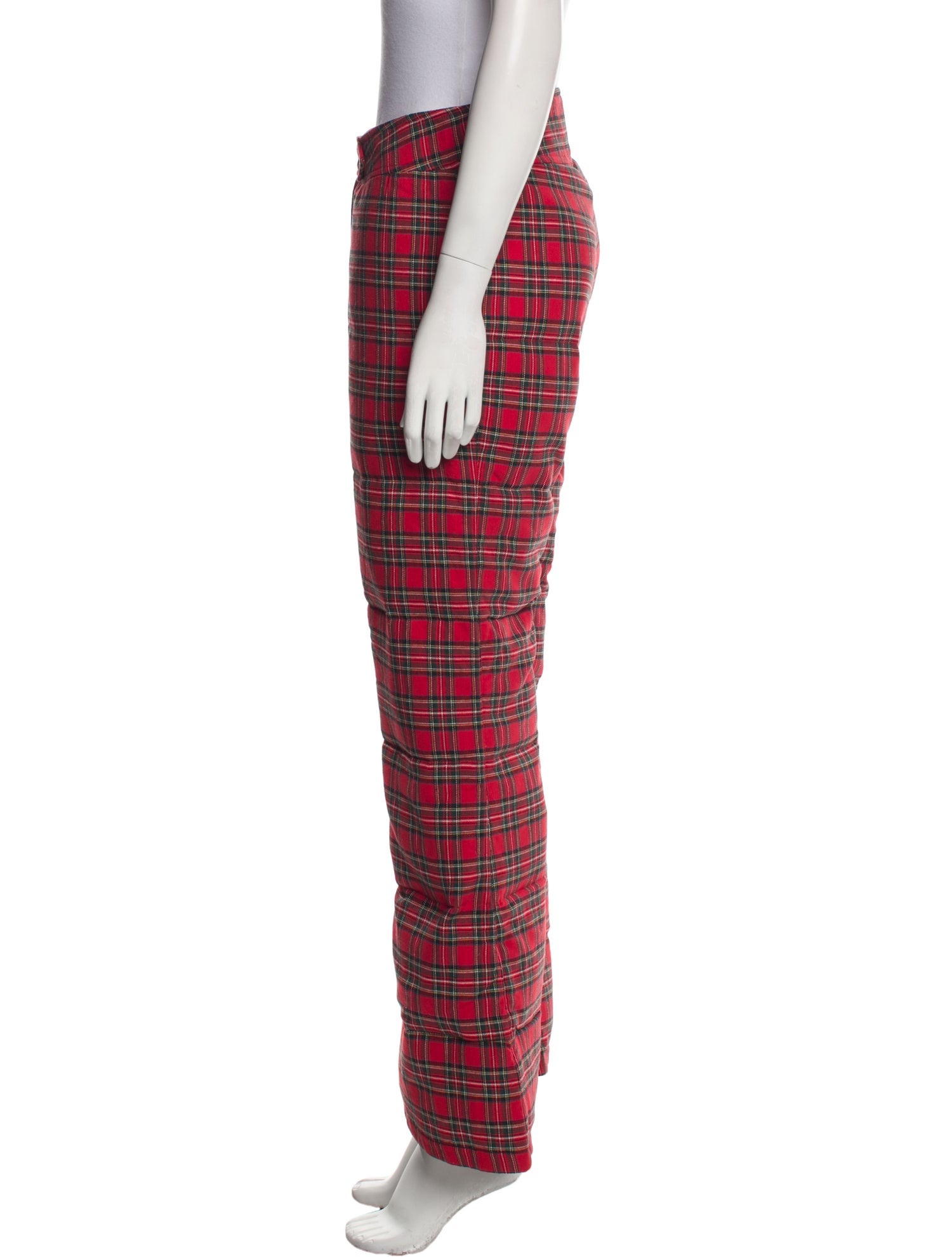 ERL Plaid Print Wide Leg Pants w/ Tags