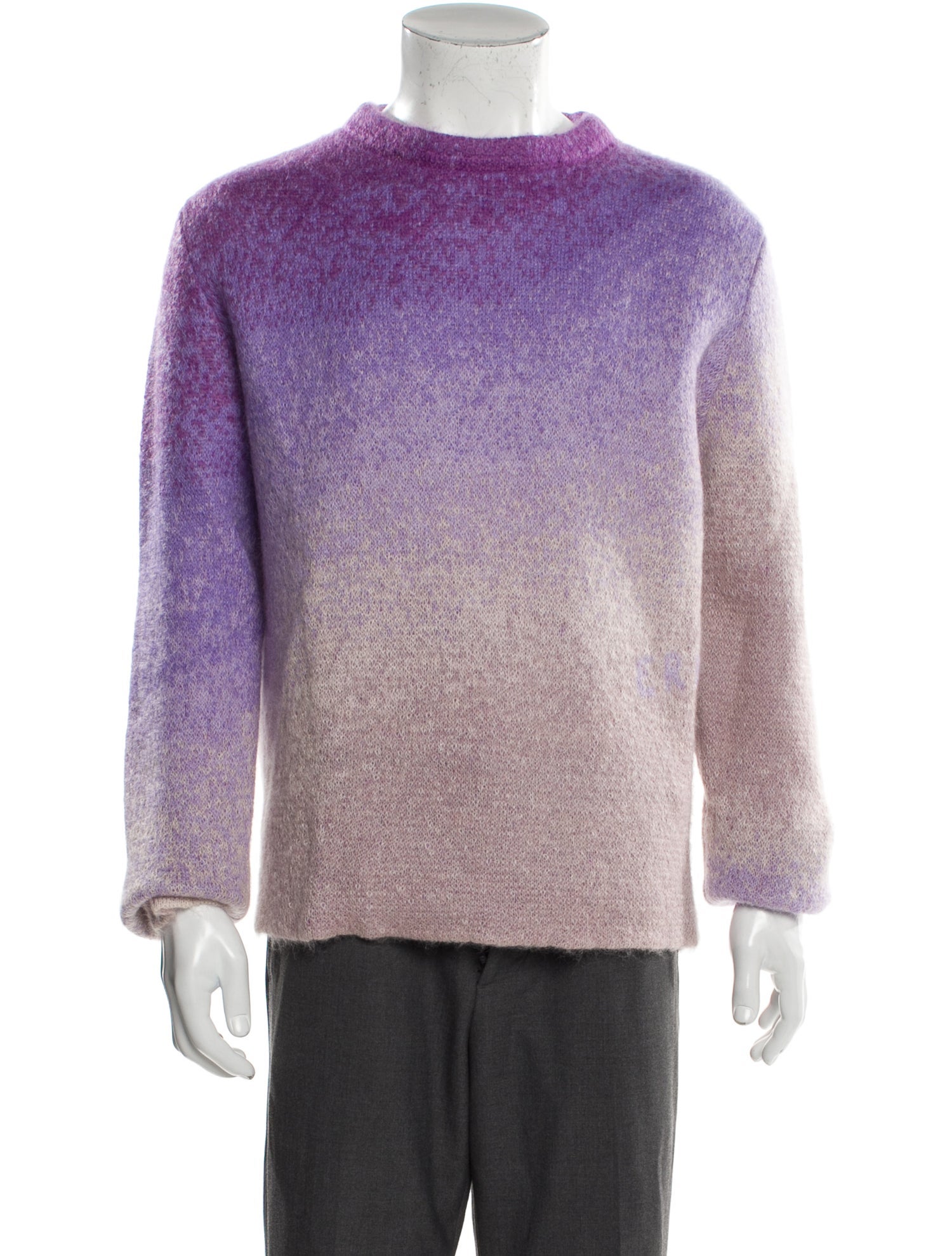 ERL Mohair Colorblock Pattern Sweater w/ Tags