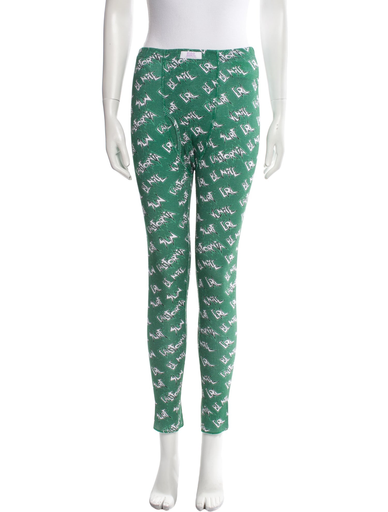 ERL Floral Print Skinny Leg Pants w/ Tags