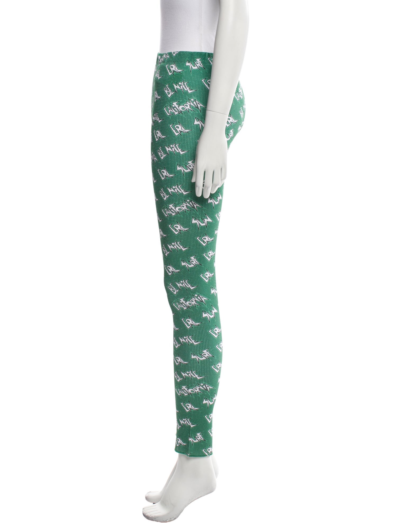 ERL Floral Print Skinny Leg Pants w/ Tags