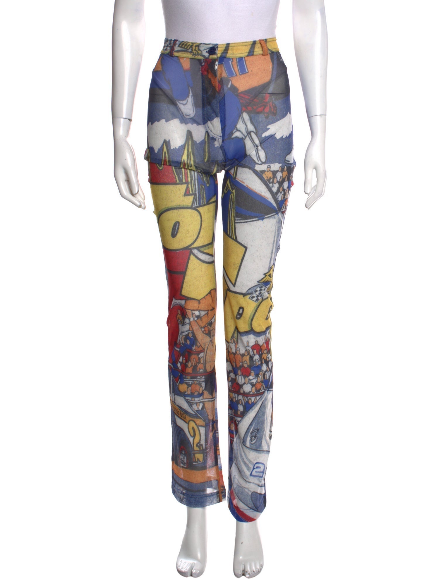 ERL Printed Straight Leg Pants