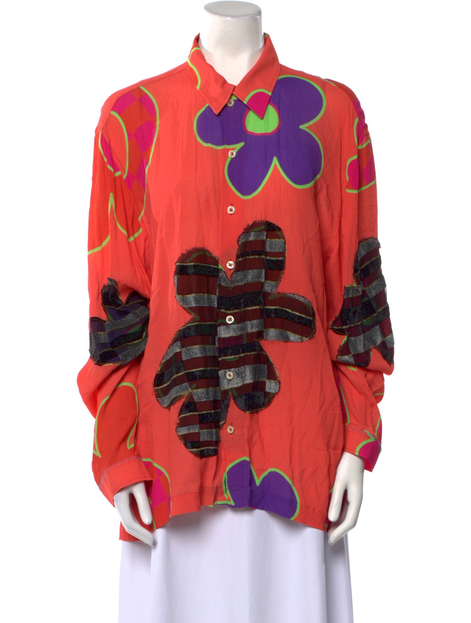 ERL Floral Print Long Sleeve Tunic