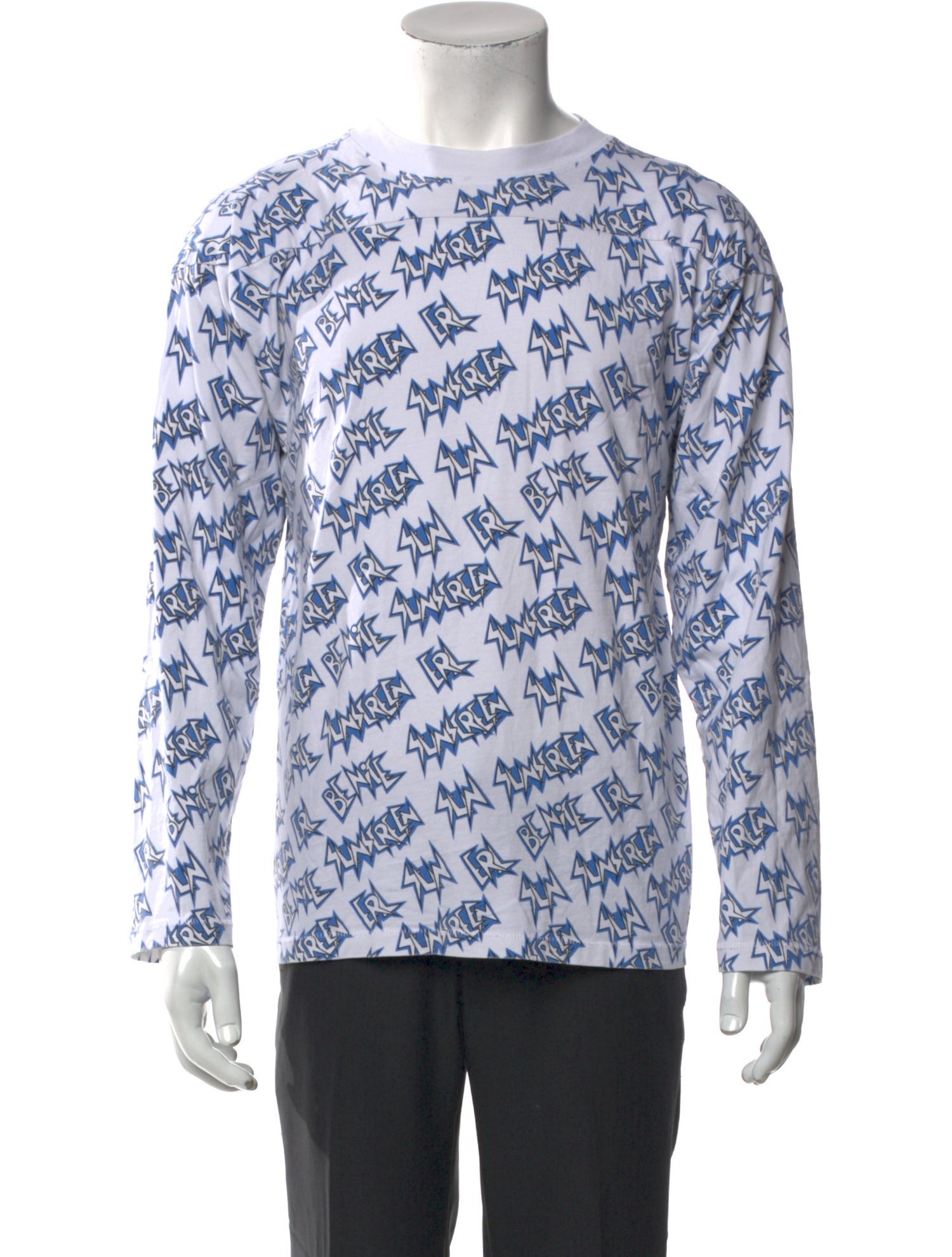 ERL Printed Crew Neck Henley