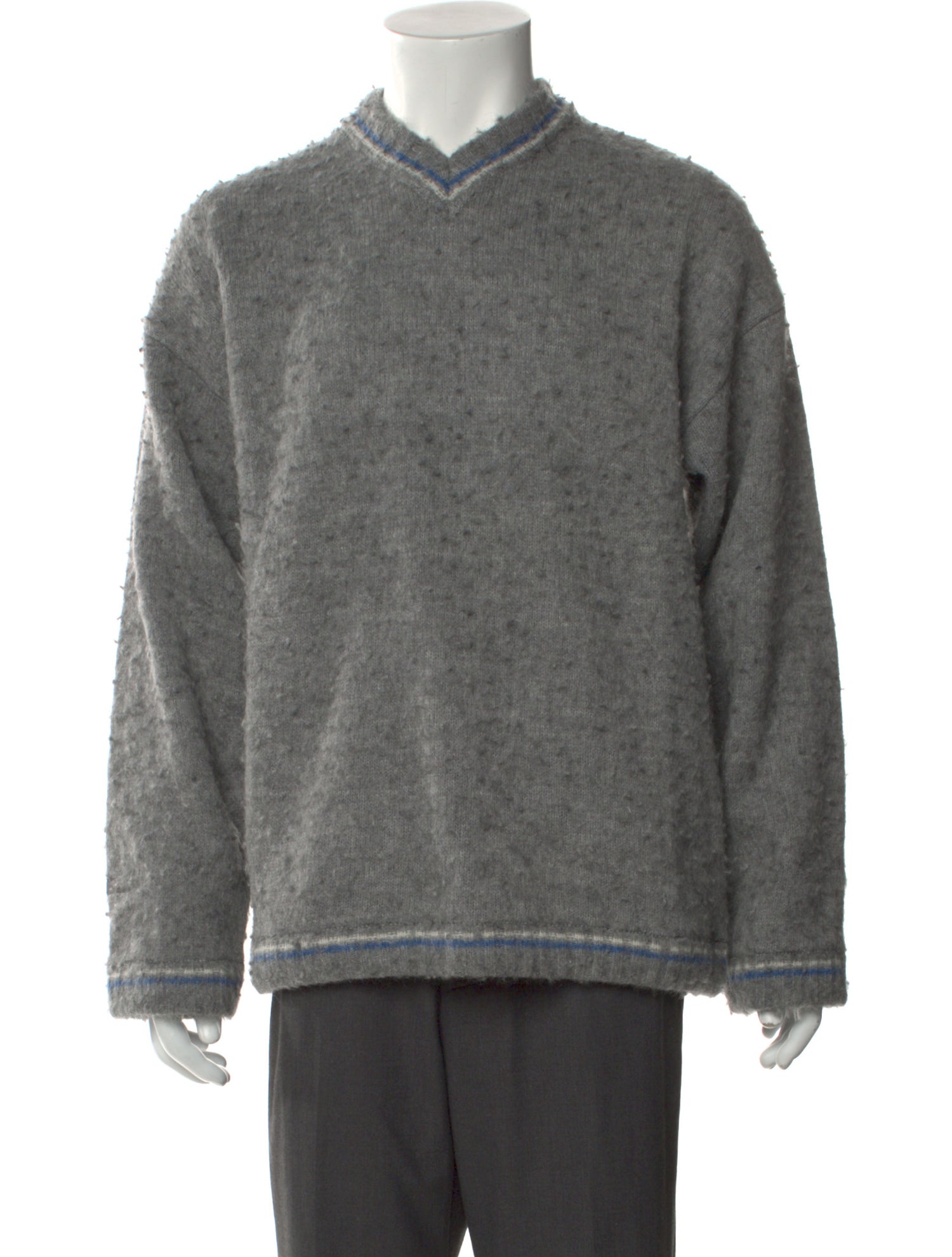 ERL V-Neck Long Sleeve Pullover