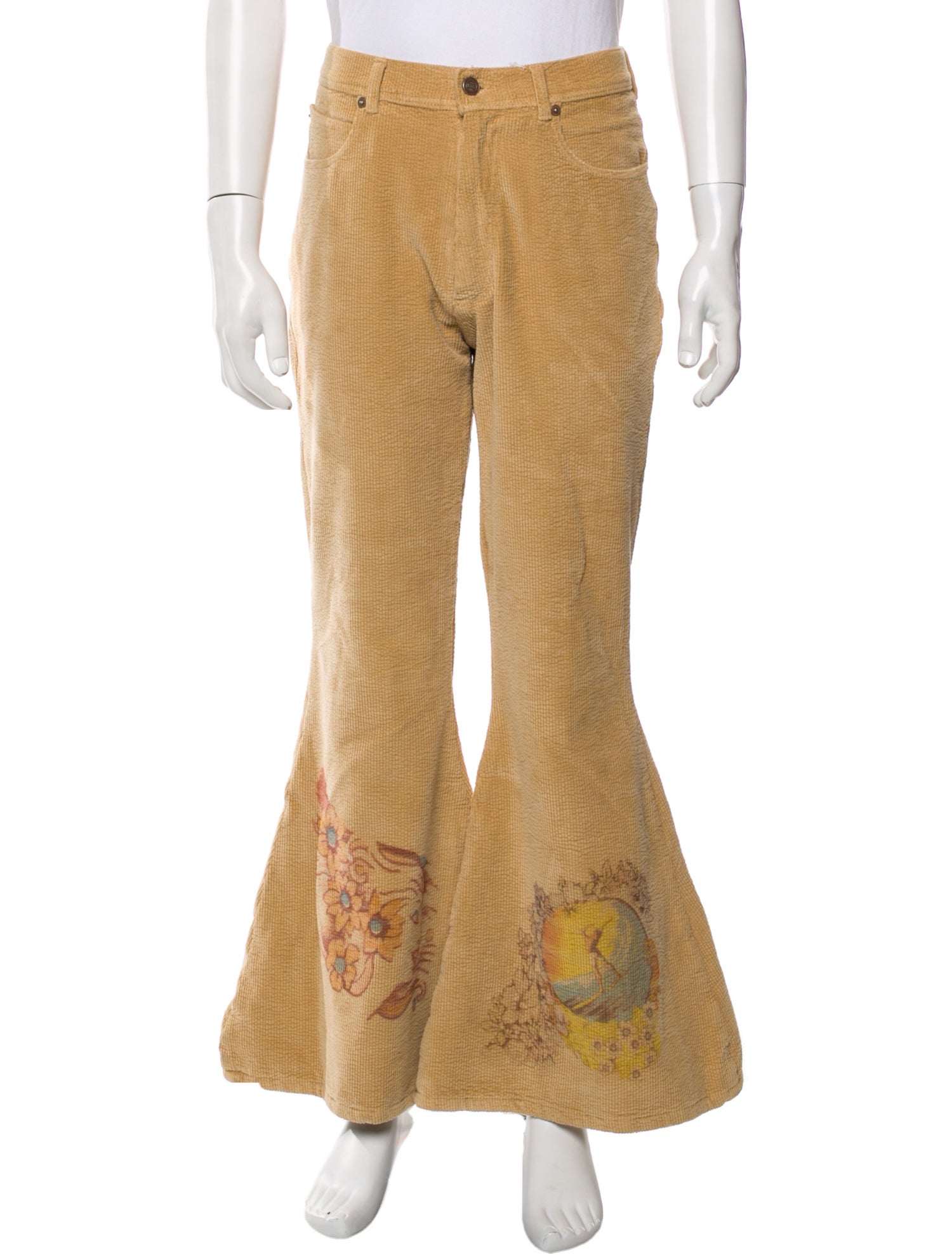 ERL Graphic Print Corduroy Pants w/ Tags