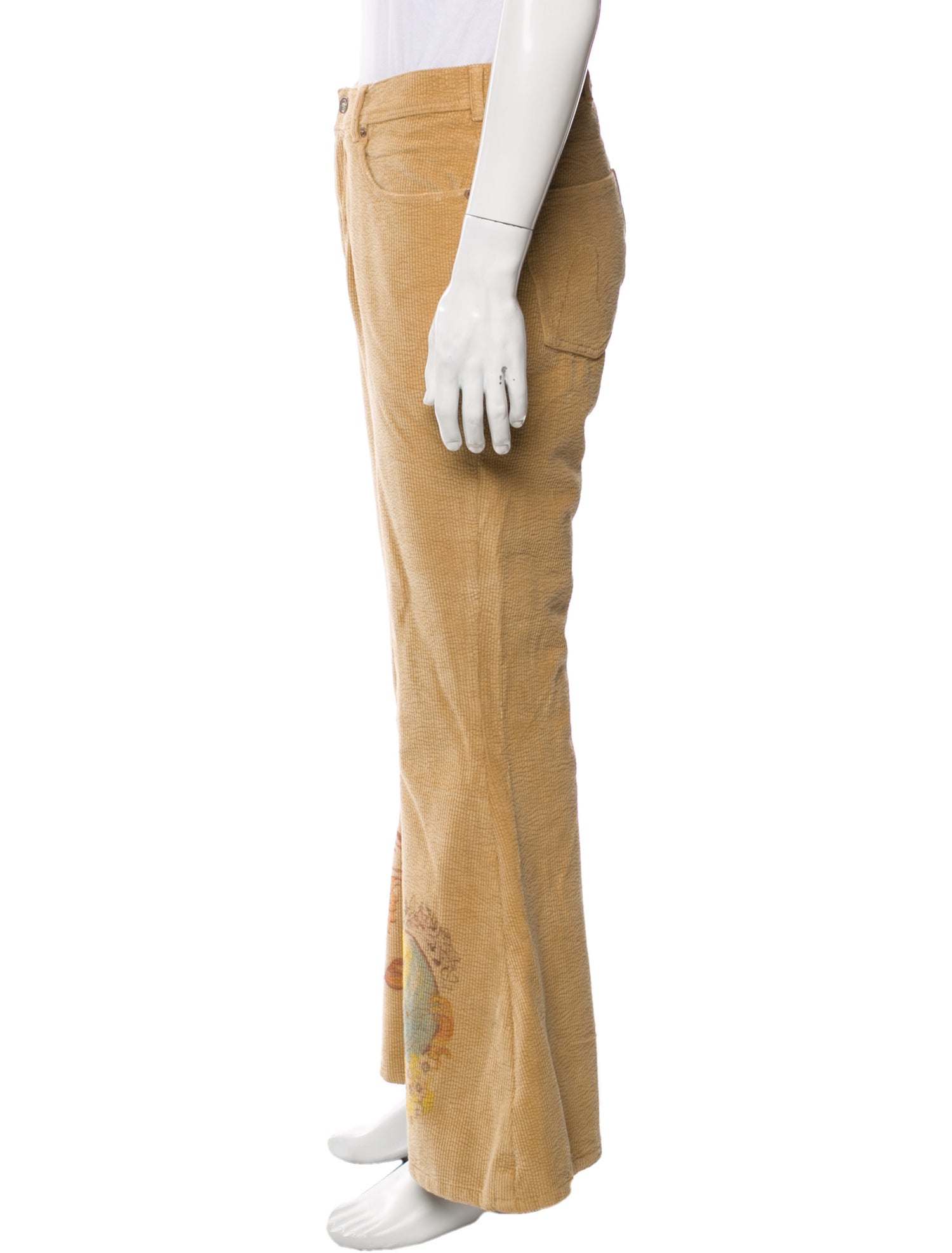 ERL Graphic Print Corduroy Pants w/ Tags