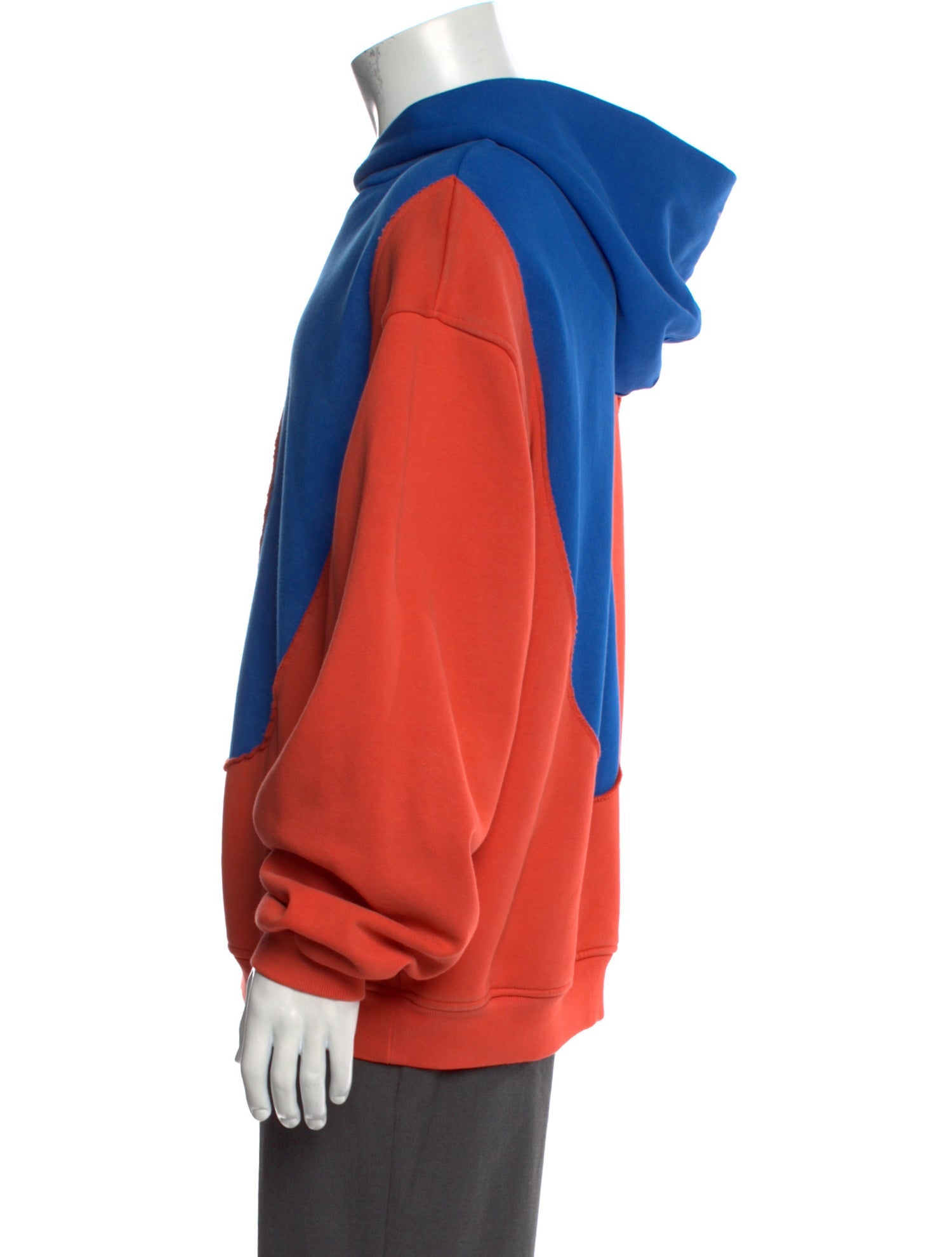 ERL Colorblock Pattern Crew Neck Hoodie