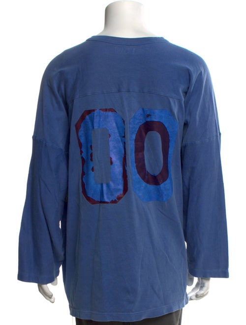 ERL Graphic Print V-Neck Pullover