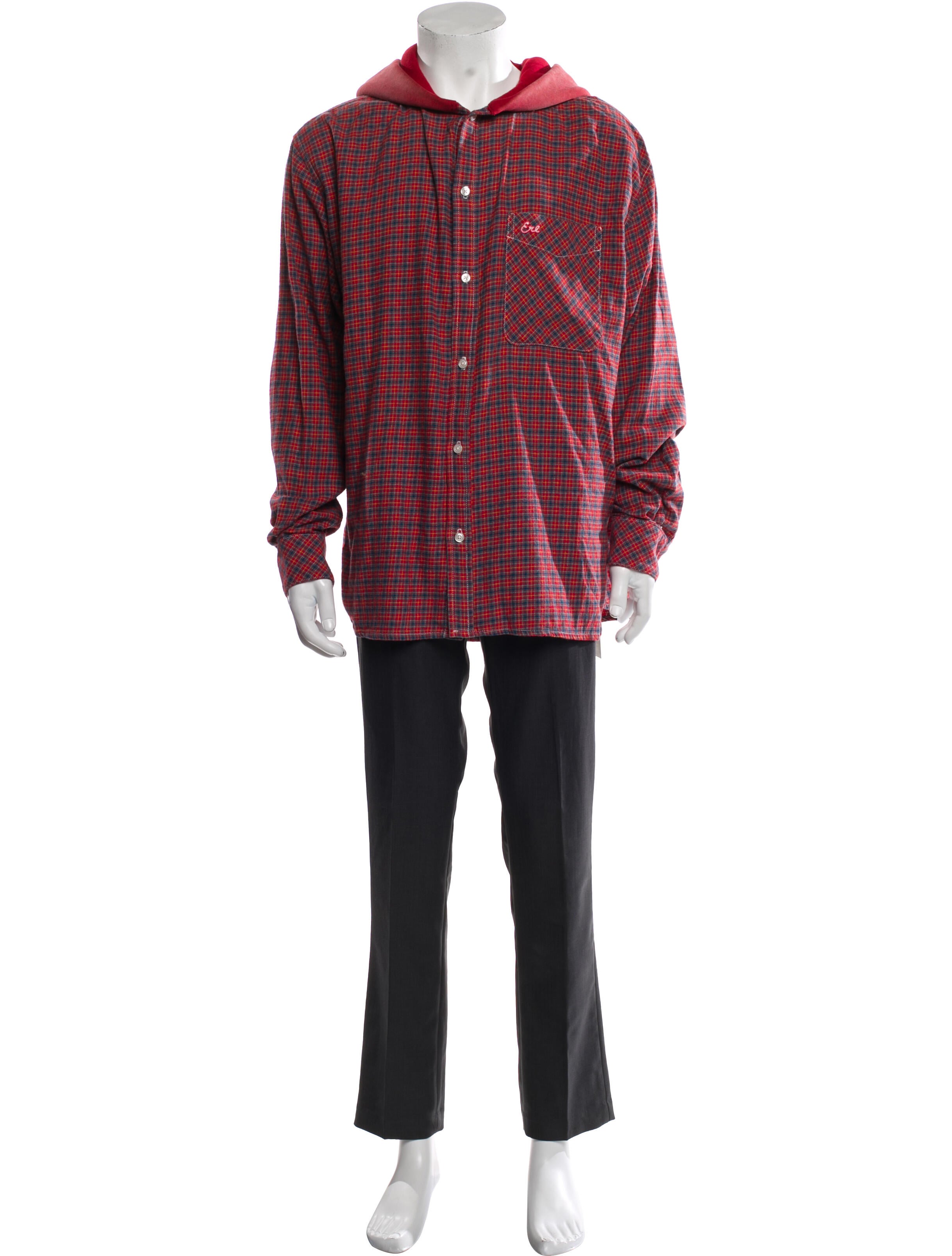 ERL Plaid Print Overcoat