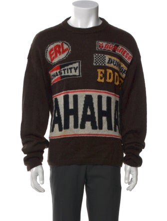 ERL Graphic Print Crew Neck Pullover