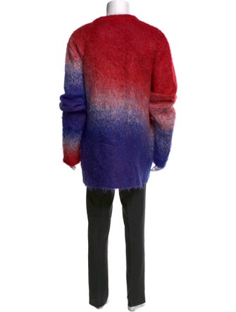 ERL Mohair Tie-Dye Print Cardigan