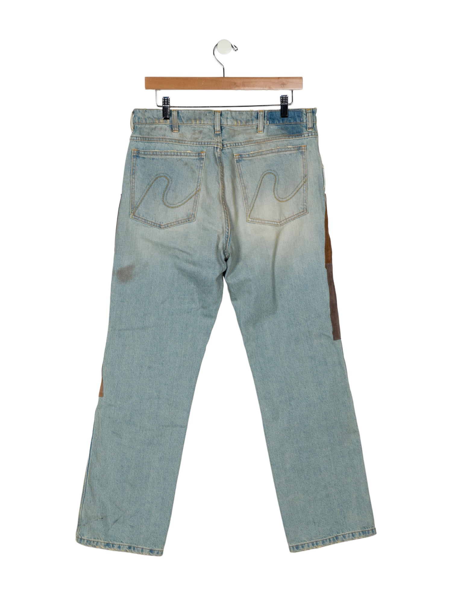 ERL Mid-Rise Straight Leg Jeans