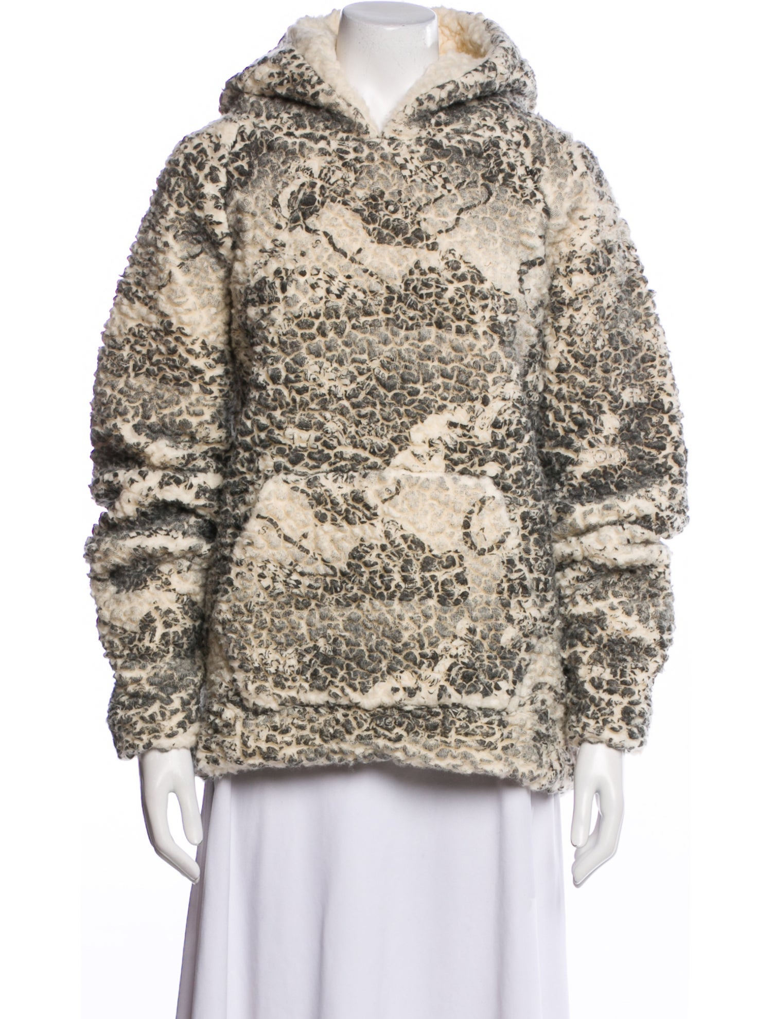 ERL Printed Faux Fur Coat