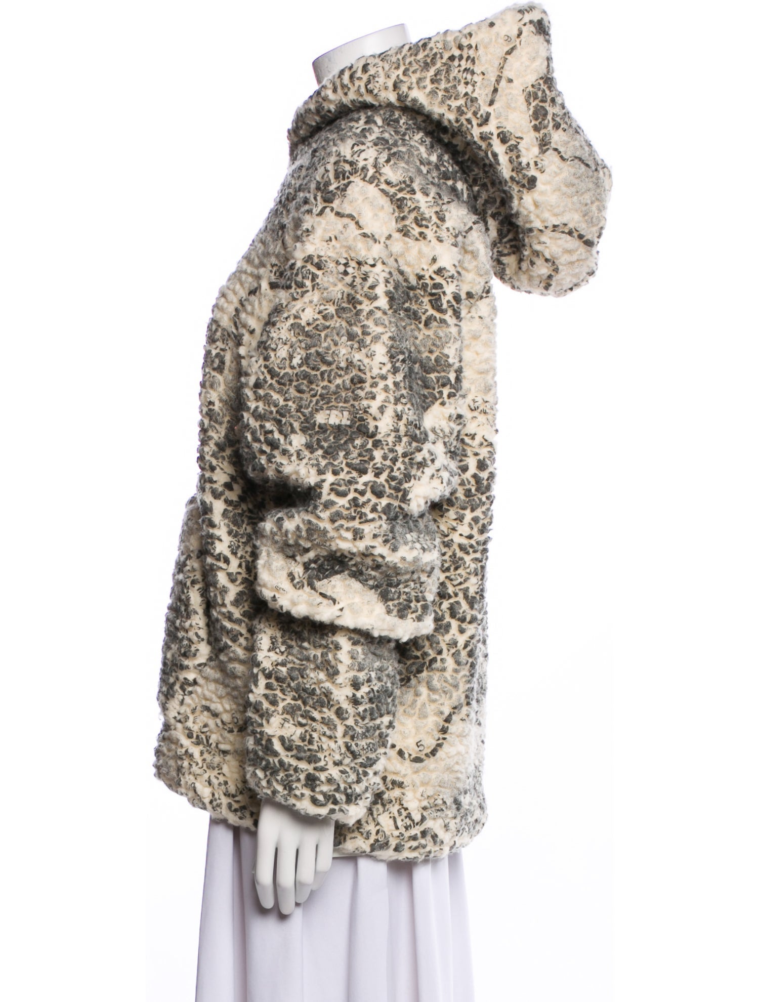 ERL Printed Faux Fur Coat