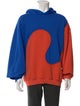 ERL Colorblock Pattern Crew Neck Hoodie