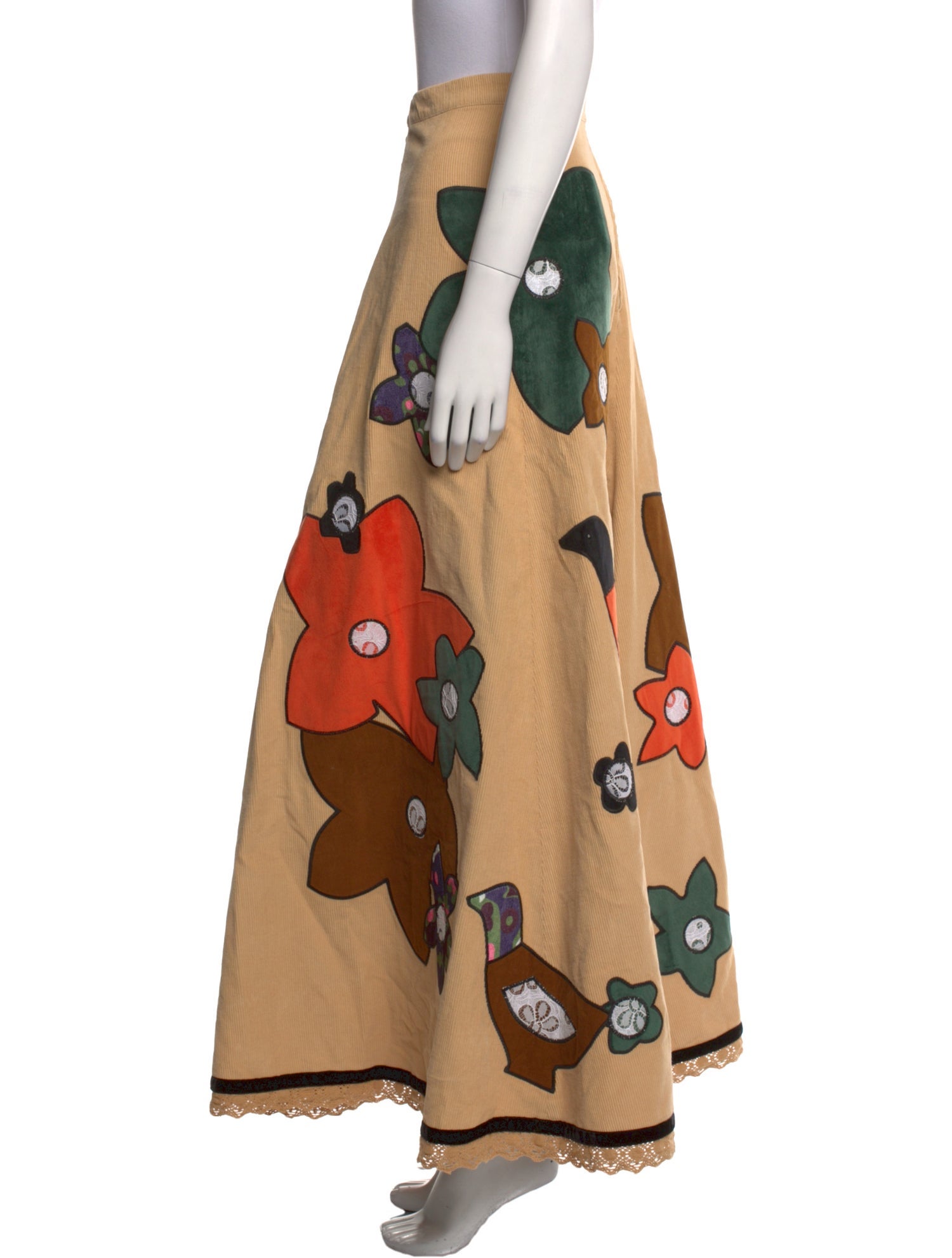 ERL Printed Long Skirt