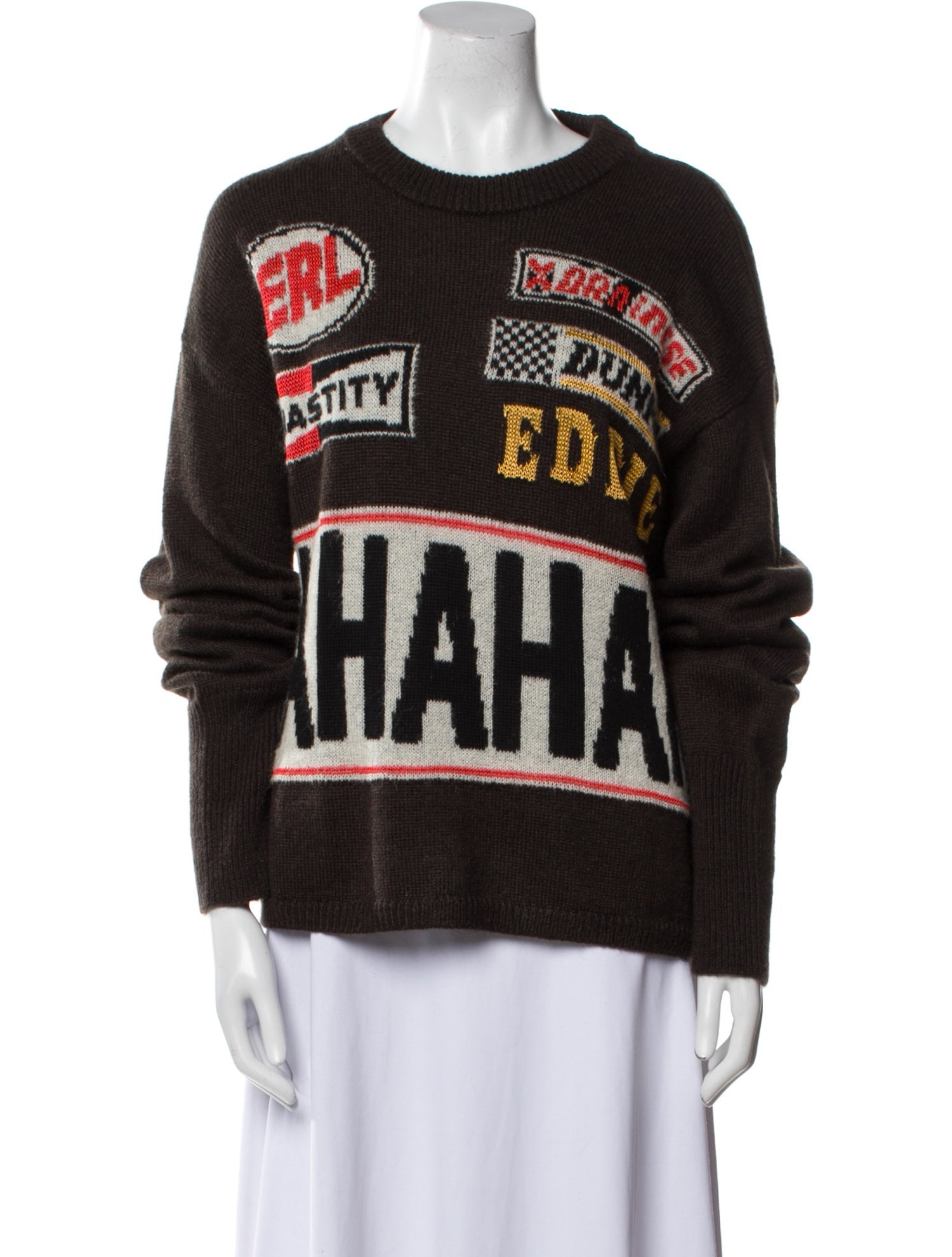 ERL Printed Crew Neck Sweater