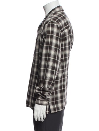 ERL Plaid Print Long Sleeve Shirt