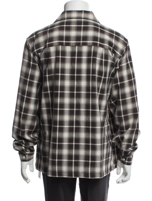 ERL Plaid Print Long Sleeve Shirt