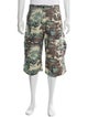 ERL Camouflage Print Jogger Shorts