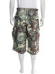 ERL Camouflage Print Jogger Shorts