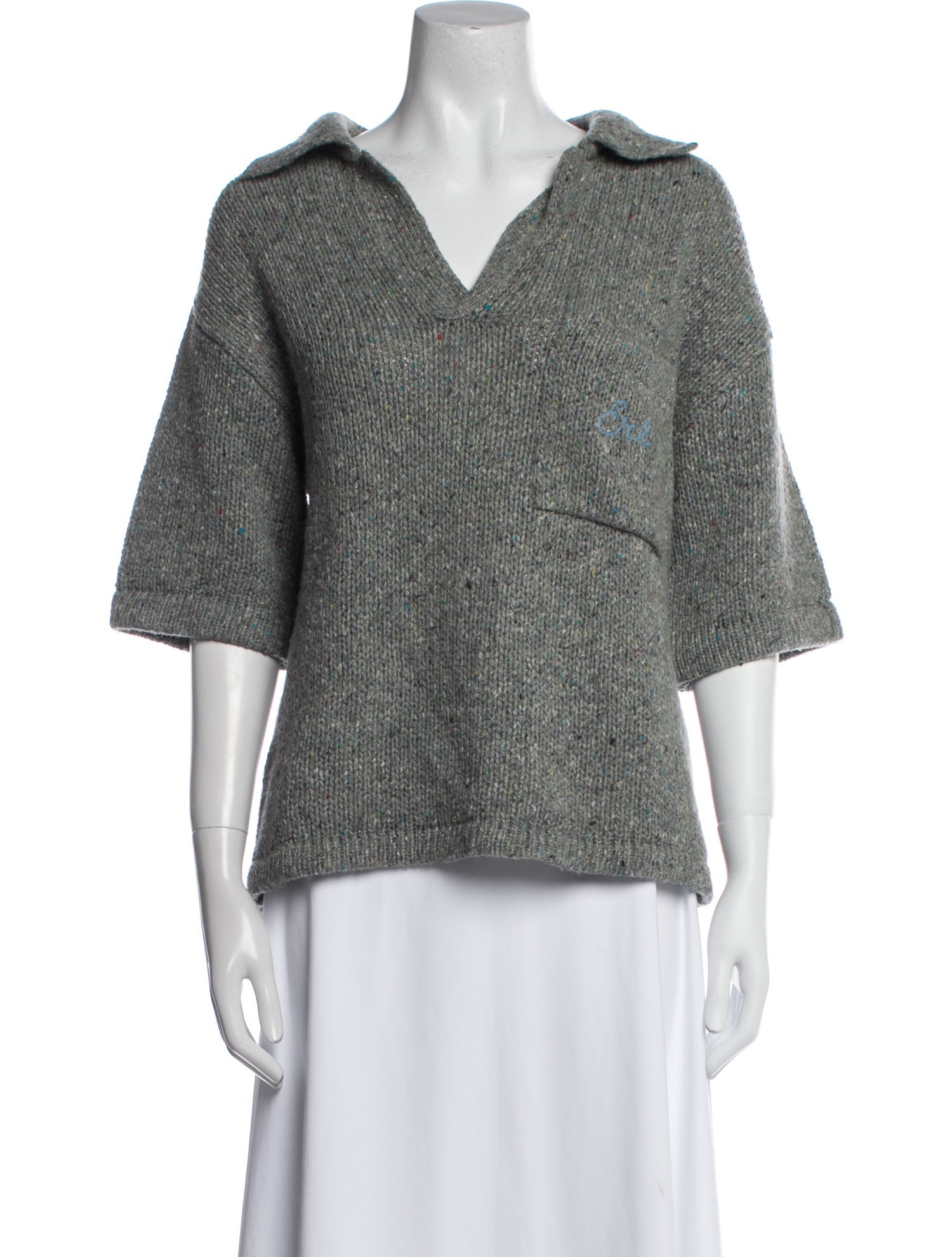 ERL Wool V-Neck Sweater