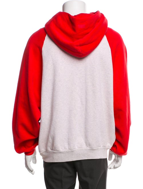 ERL Colorblock Pattern Crew Neck Hoodie