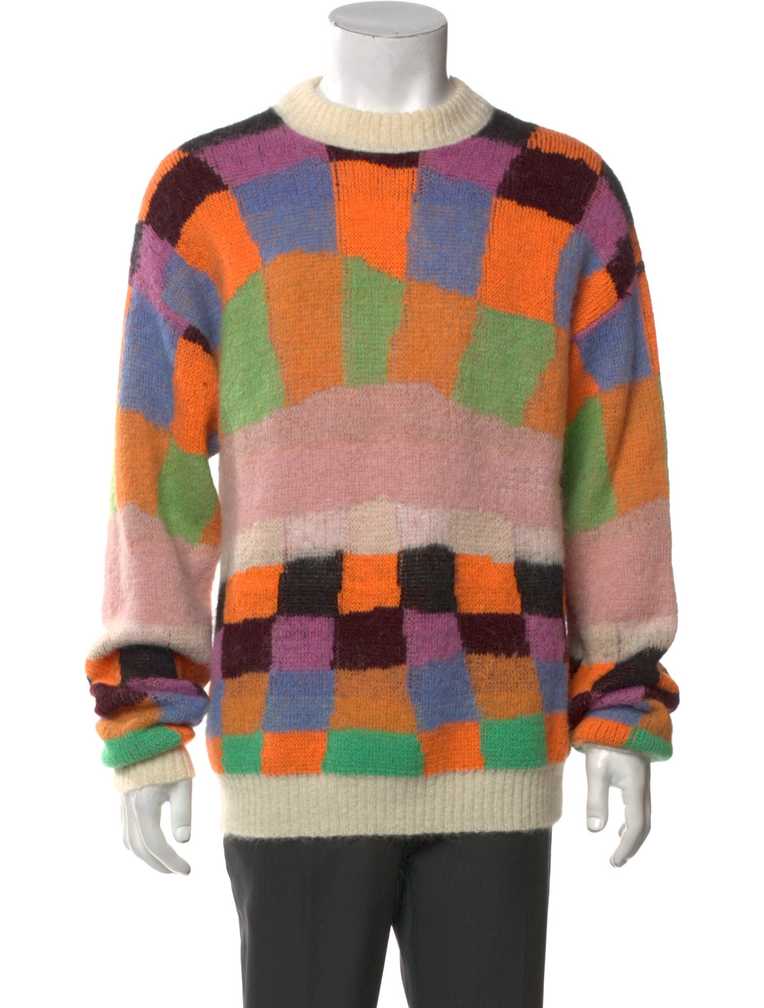 ERL Printed Crew Neck Cardigan