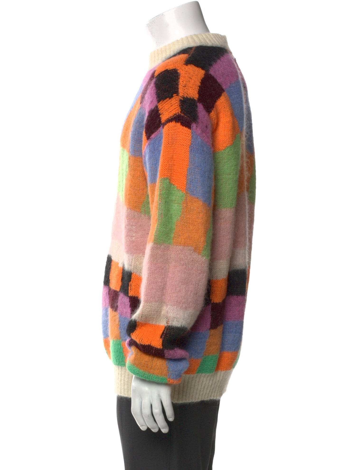 ERL Printed Crew Neck Cardigan