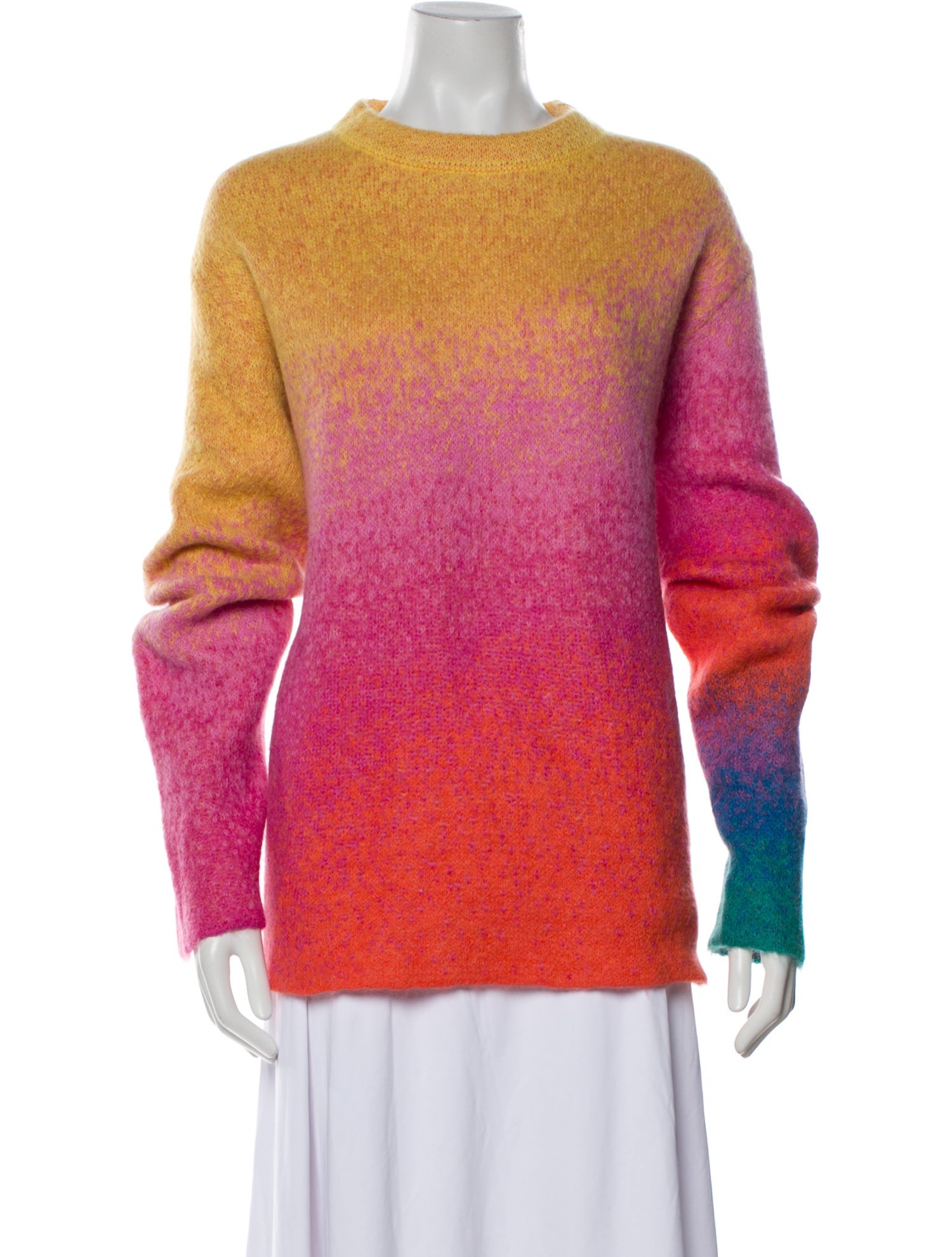 ERL Tie-Dye Print Crew Neck Sweater
