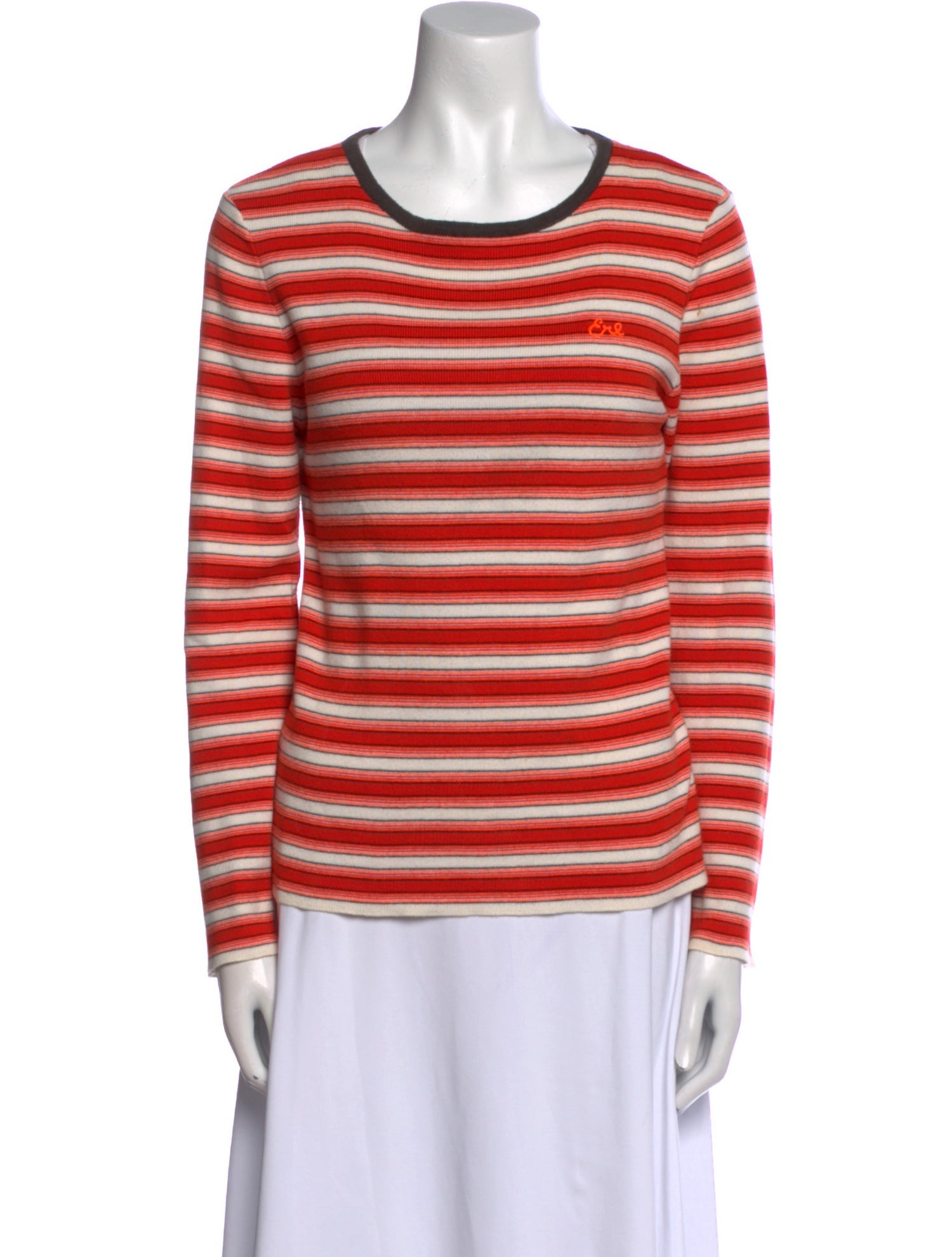 ERL Striped Scoop Neck Sweater