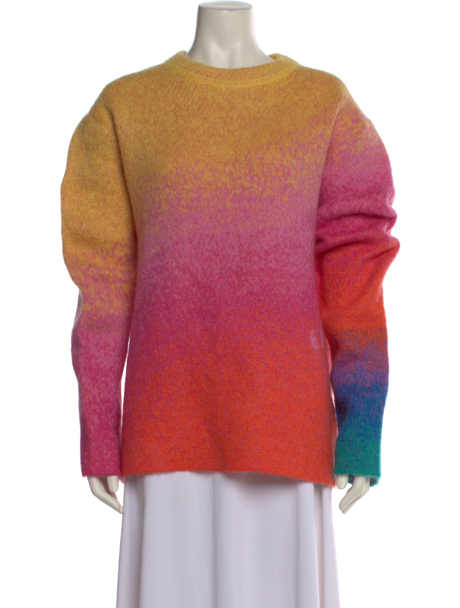 ERL Mohair Tie-Dye Print Sweater