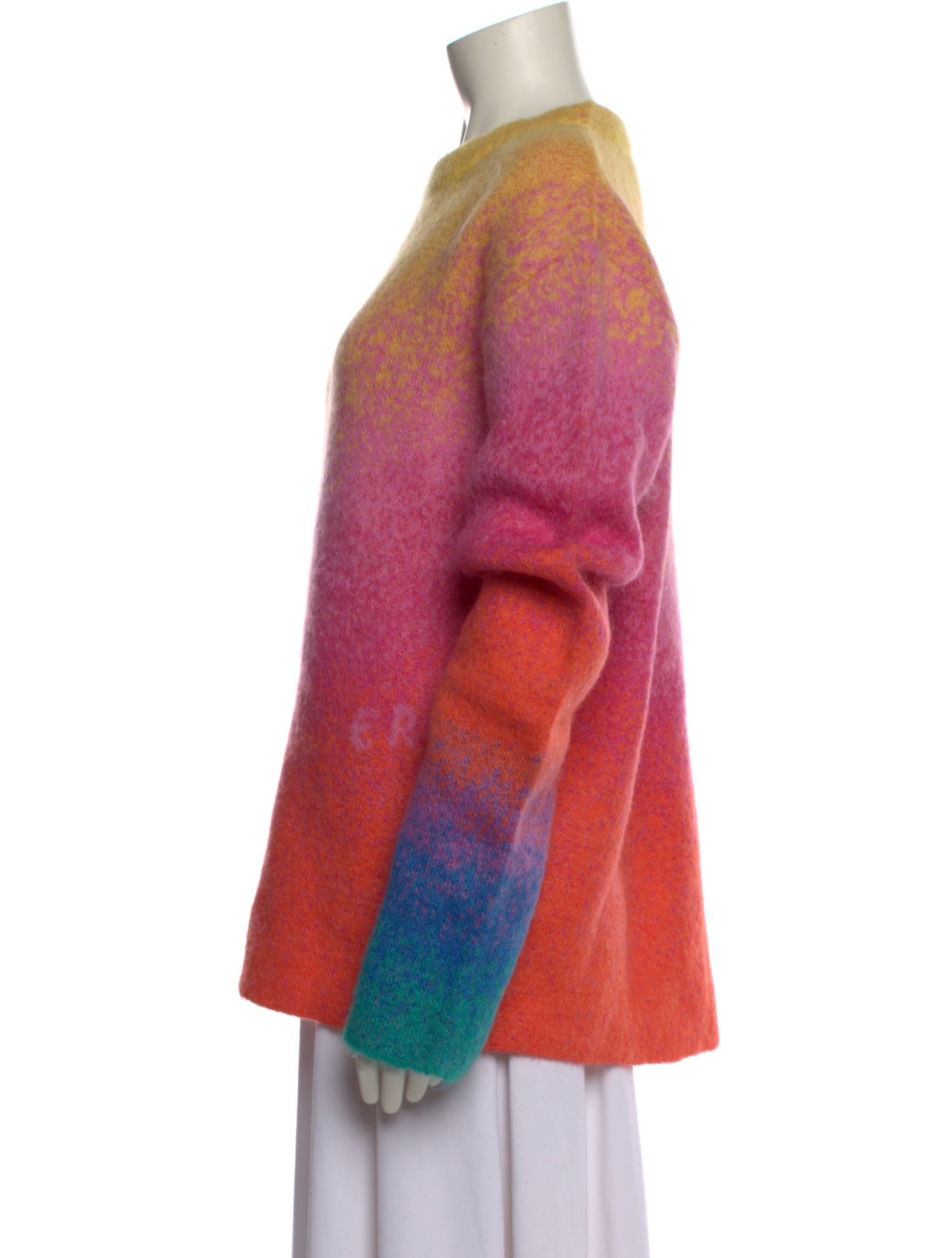 ERL Mohair Tie-Dye Print Sweater