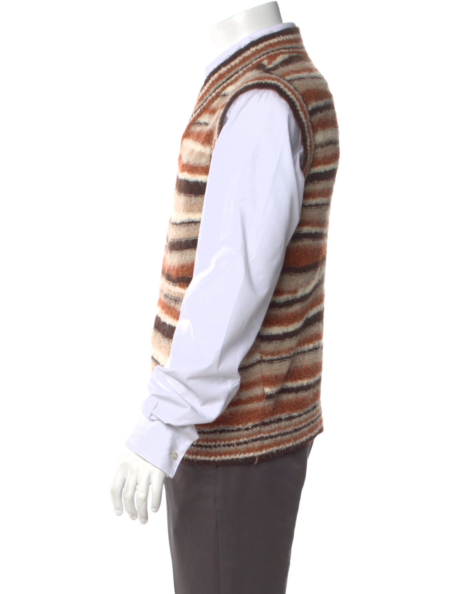 ERL Striped V-Neck Sweater Vest