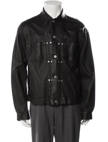 John Elliott Outerwear Lamb Leather Moto Jacket XXL