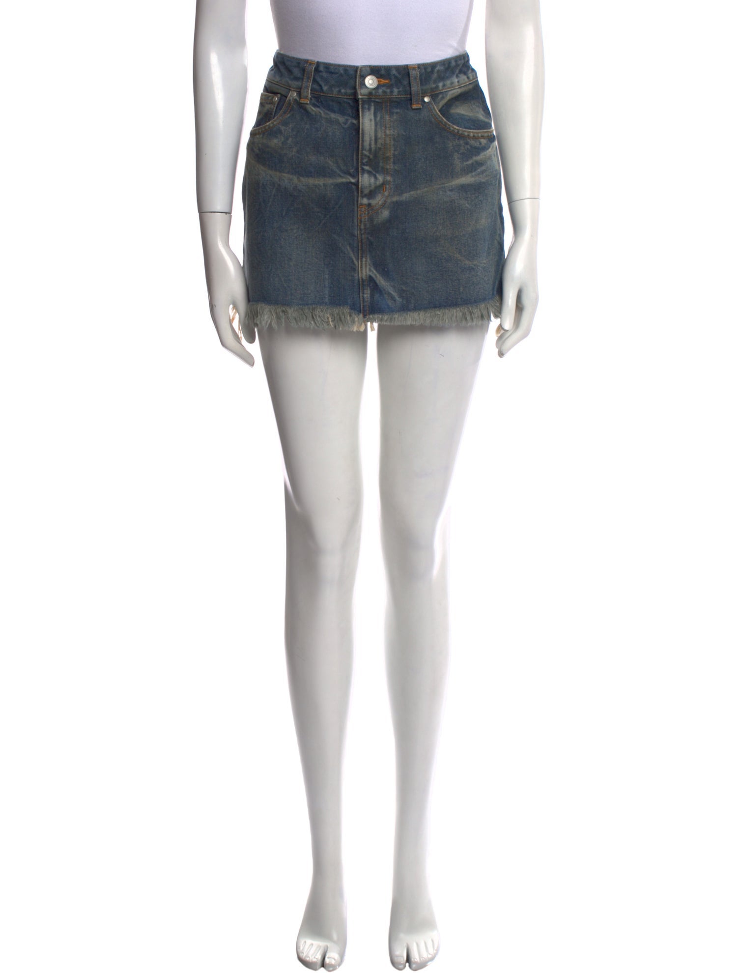John Elliott Distressed Accents Mini Skirt w/ Tags
