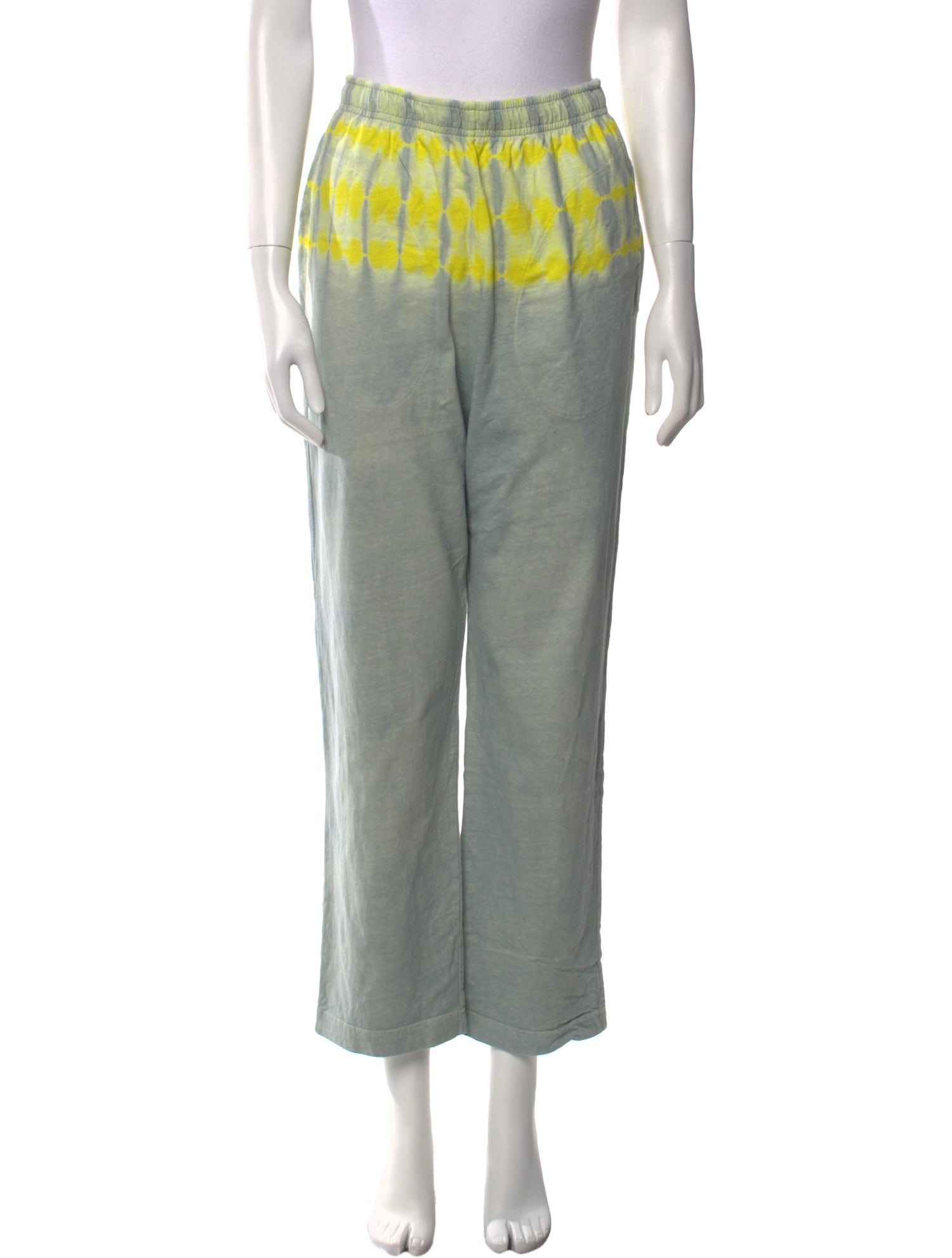 John Elliott Tie-Dye Print Straight Leg Pants