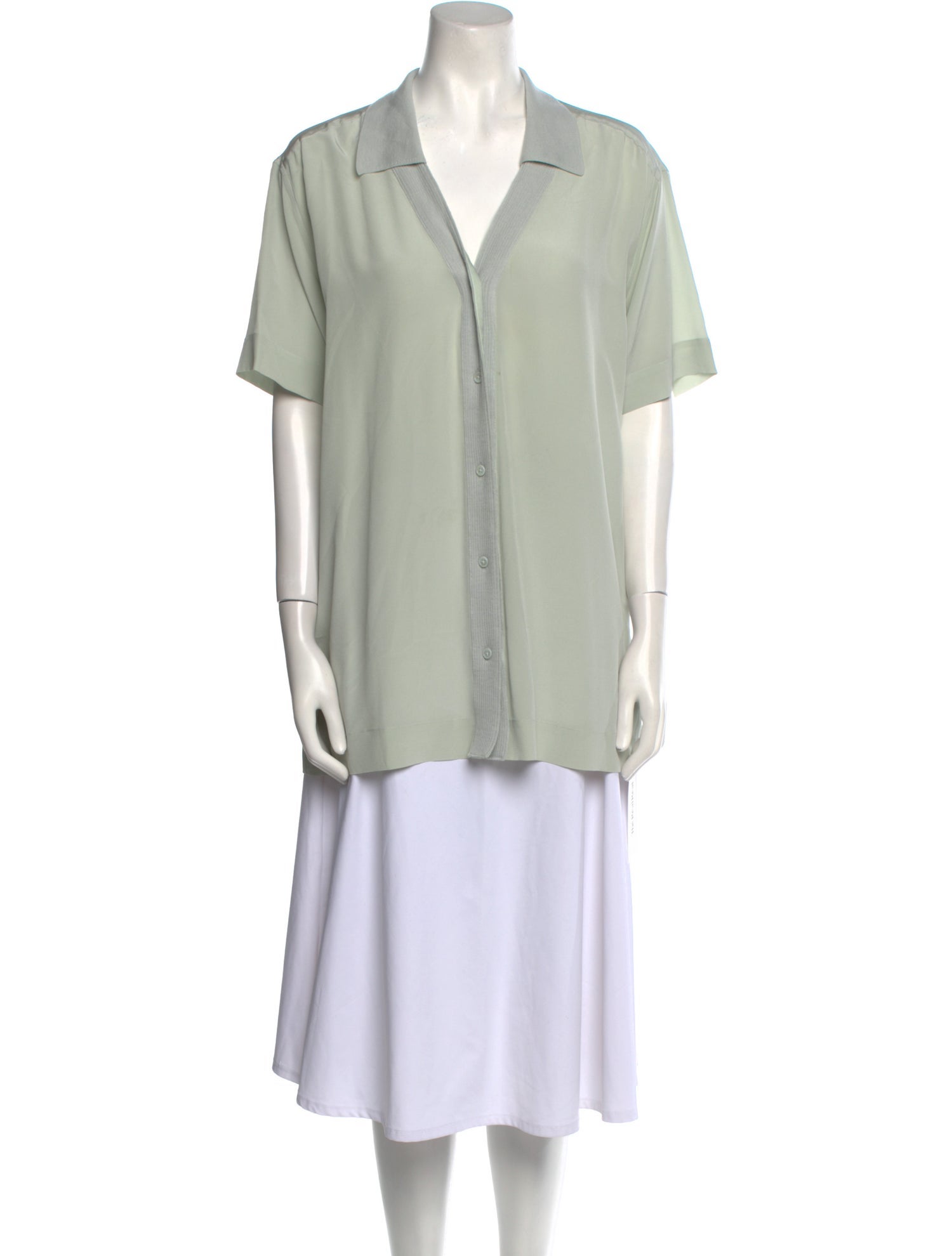 John Elliott Silk V-Neck Tunic