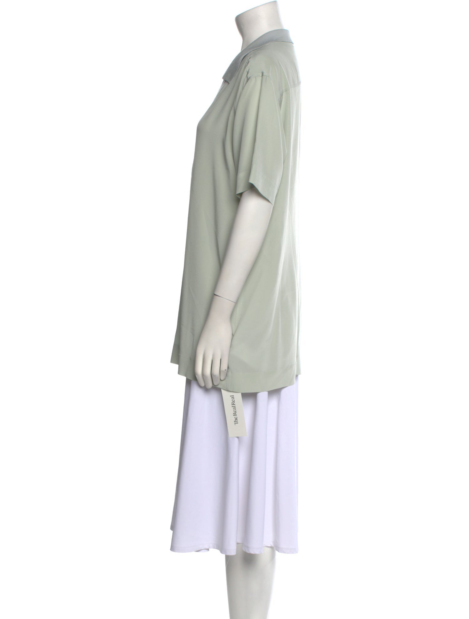 John Elliott Silk V-Neck Tunic