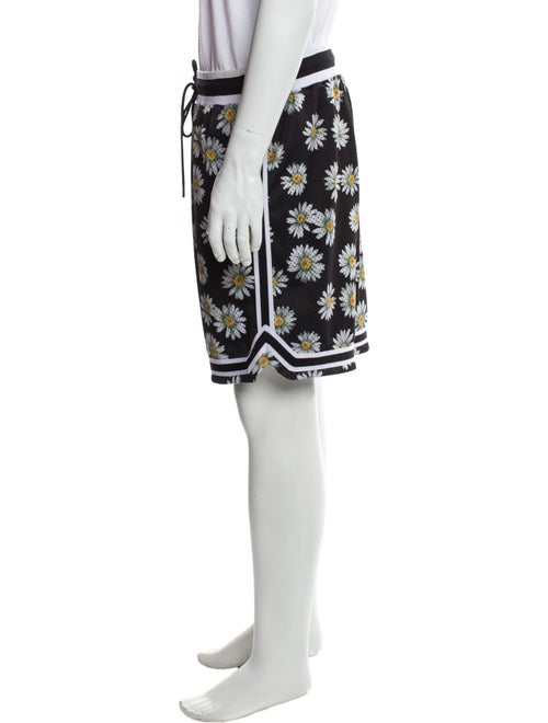 John Elliott Floral Print Jogger Shorts