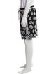 John Elliott Floral Print Jogger Shorts