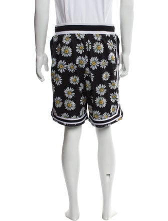 John Elliott Floral Print Jogger Shorts