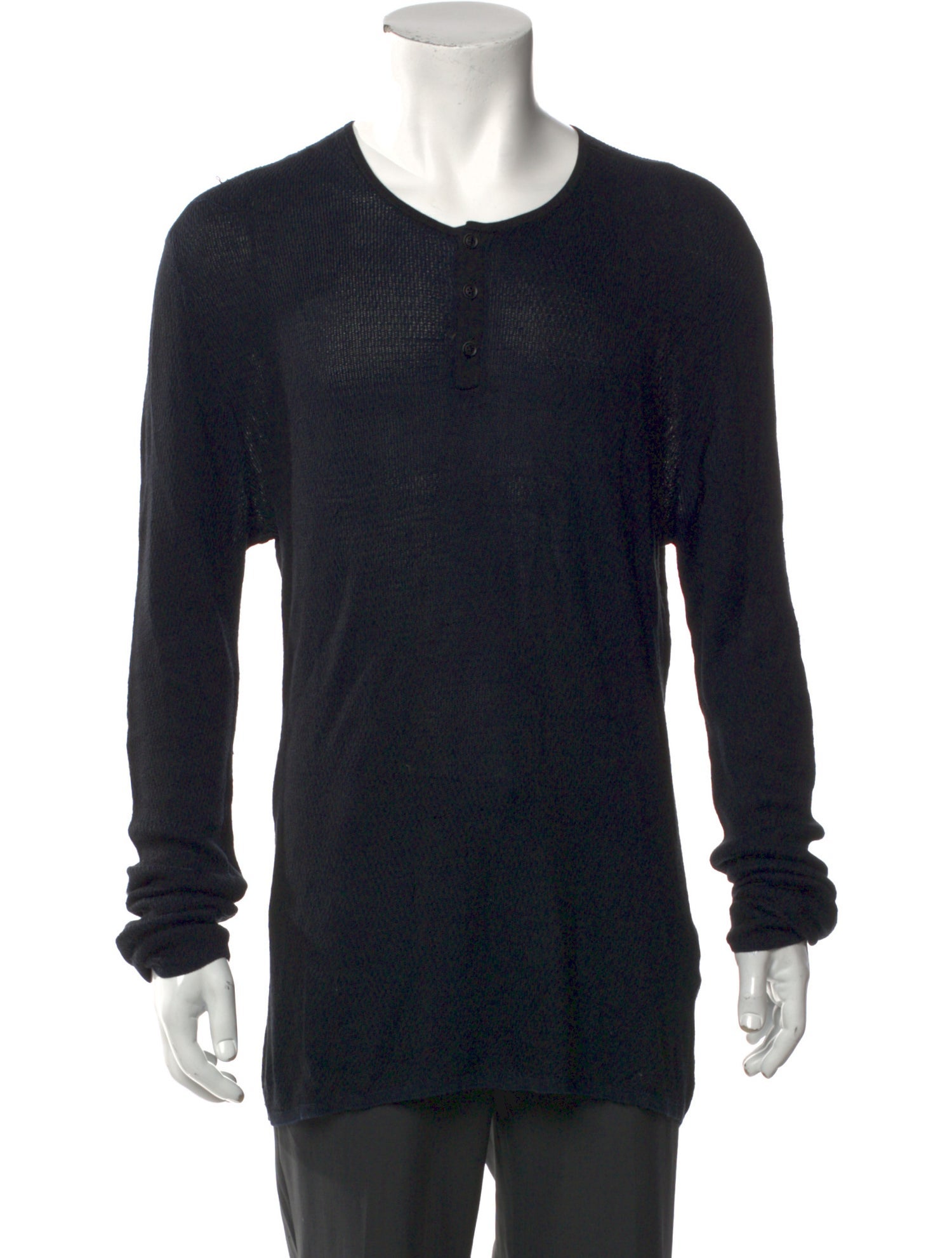 John Elliott Silk Long Sleeve Shirt